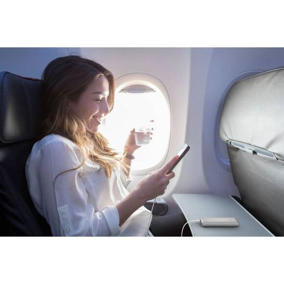 Open Box - Belkin - 20000mAh Power Bank 15W USB-A + USB-C - Sil Silver - Picture 7 of 13